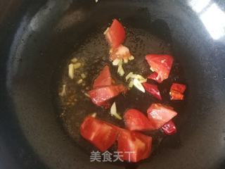 西红柿菜芯乌冬面的做法步骤：3