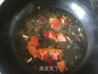 西红柿菜芯乌冬面的做法步骤：4