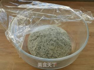 黑芝麻馒头的做法步骤:4