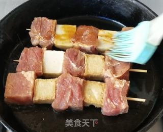 奥尔良风味牛排肉串的做法步骤:7