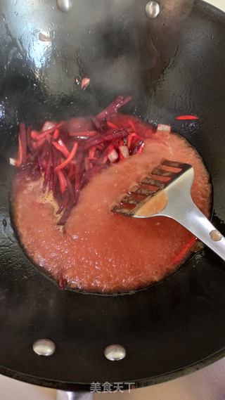 鸿运当头红菜汤的做法步骤:4