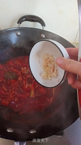 鸿运当头红菜汤的做法步骤:12