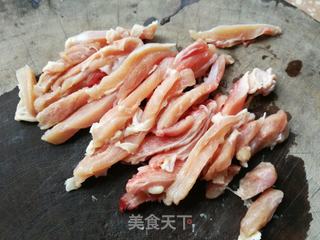 三丝鸡肉卷的做法步骤:2