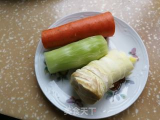 三丝鸡肉卷的做法步骤:4