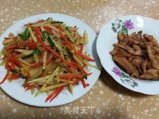 三丝鸡肉卷的做法步骤:10