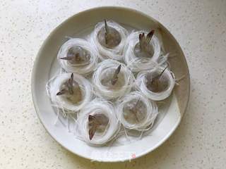蒜蓉粉丝虾球的做法步骤:7