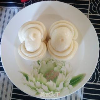 元宝馒头的做法步骤:10