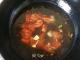 泡菜金针菇煮粉条的做法步骤:7