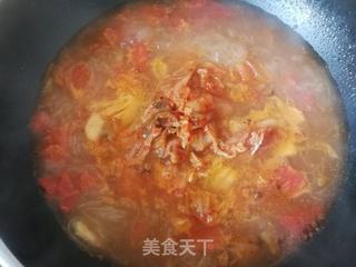 泡菜金针菇煮粉条的做法步骤:11