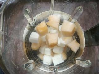 哈蜜瓜山药米浆的做法步骤:6