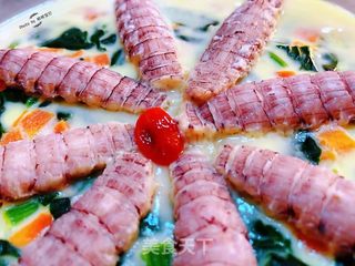 #虾爬肉菠菜蒸蛋羹的做法图解16