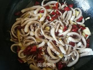 爆炒鱿鱼须的做法步骤：10