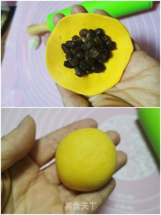 鸡祥如意蜜豆包的做法步骤:5