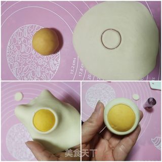 鸡祥如意蜜豆包的做法步骤:6