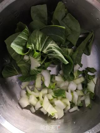 青菜粥的做法步骤:4