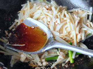 春笋炒鸡丝的做法步骤:12