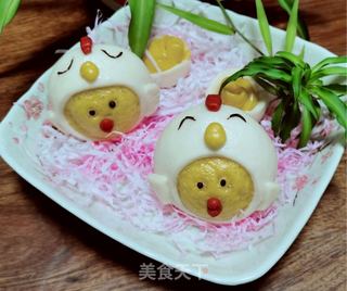 鸡祥如意蜜豆包的做法步骤:11