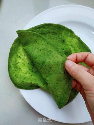 翡翠春饼的做法步骤：10
