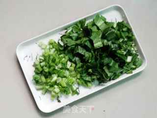 肉丸菜心粥的做法步骤:6