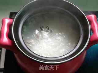 肉丸菜心粥的做法步骤:7