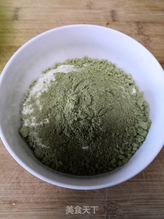 抹茶果干牛轧糖的做法步骤:4