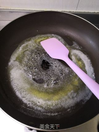 抹茶果干牛轧糖的做法步骤:5