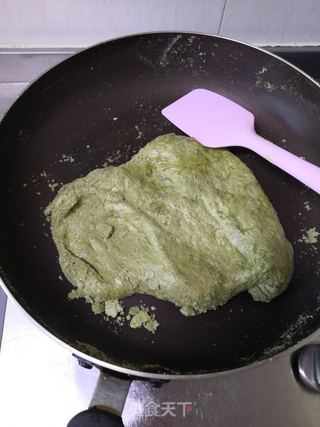 抹茶果干牛轧糖的做法步骤:9