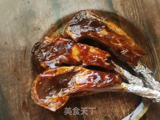 黑胡椒烤法式羊排的做法步骤:3