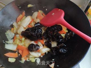 清肠食谱  醋溜白菜的做法步骤：9