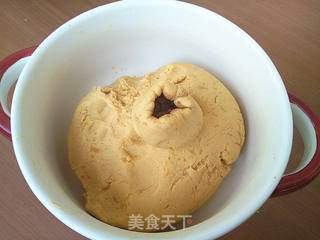 红薯黏豆包的做法步骤:5