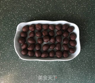 南瓜豆沙汤圆的做法步骤:4