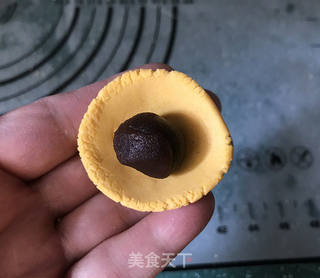 南瓜豆沙汤圆的做法步骤:7