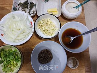 洋葱黑椒虎虾的做法步骤:4