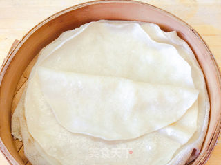 烫面蒸春饼的做法步骤:7