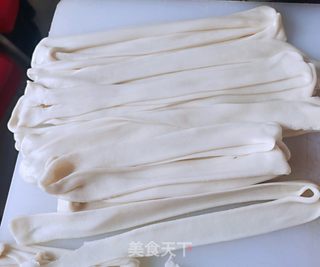 手拉油泼面的做法步骤:8