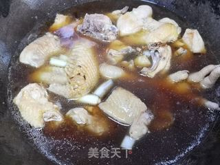 家常红焖鸡的做法步骤:6