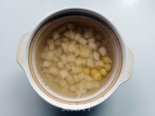 生梨荸荠白果汤的做法步骤:6