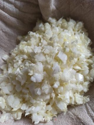 猪肉白菜饺子的做法步骤:3
