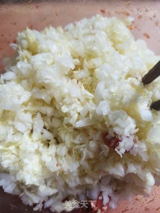 猪肉白菜饺子的做法步骤:5