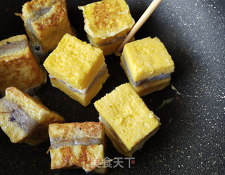 蓝莓山药西多士的做法步骤:12