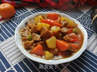 咖喱牛腩的做法步骤:25