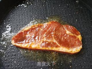 西兰花土豆黑胡椒牛排的做法步骤:9