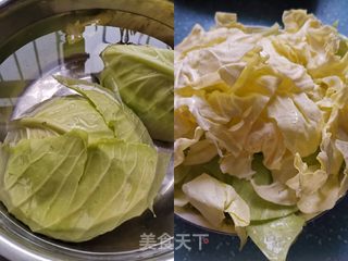 手撕包菜的做法步骤：1
