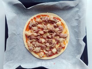 牛肉虾仁披萨的做法步骤:11
