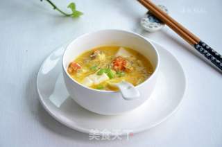 蟹粉豆腐羹的做法步骤:11