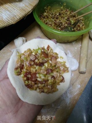 包菜猪肉盒子的做法步骤：6