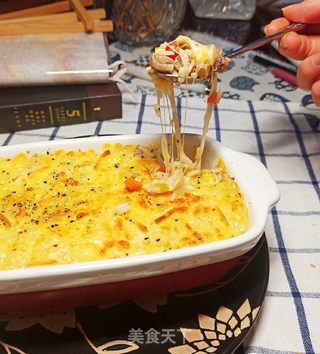牛肉焗饭的做法步骤:11