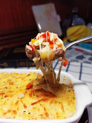 牛肉焗饭的做法步骤:12
