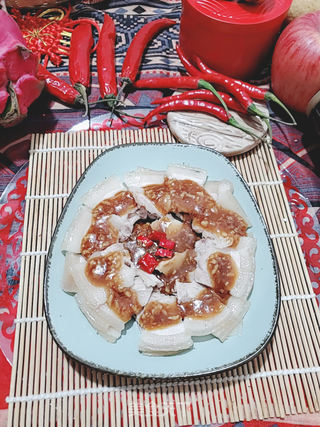 蒜泥白肉的做法步骤:12