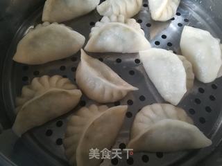 槐花蒸饺的做法步骤:11